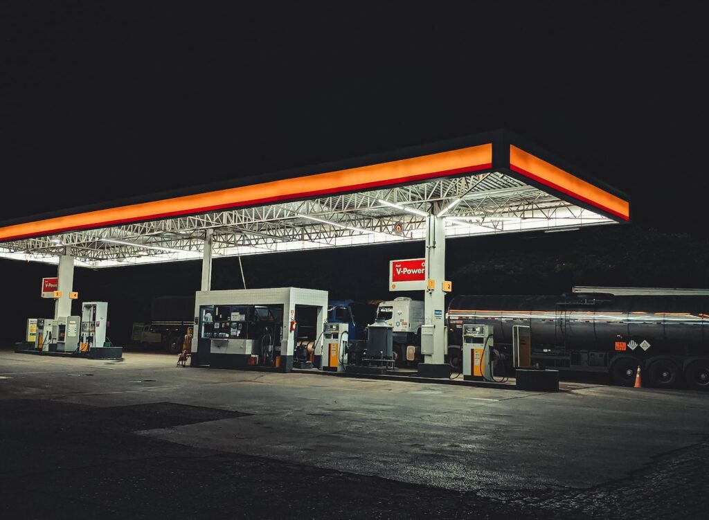Empty Fuel Station